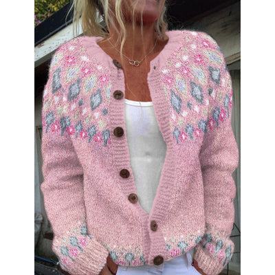 Hanne™ – Let cardigan med legende print