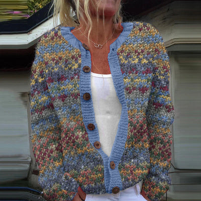 Hanne™ – Let cardigan med legende print