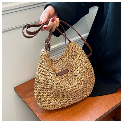 Edna | Elegant Woven Shoulder Bag