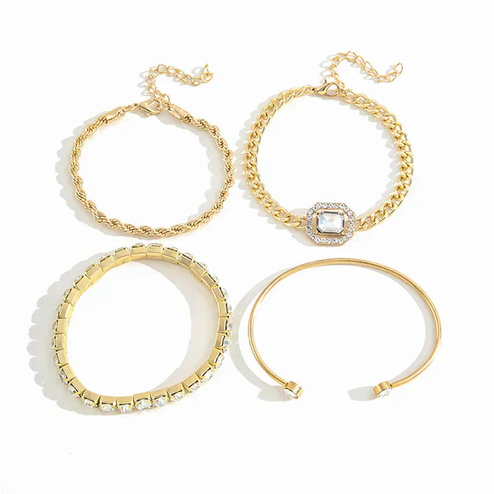 Domitia Calvina Guld Armbånds Sæt