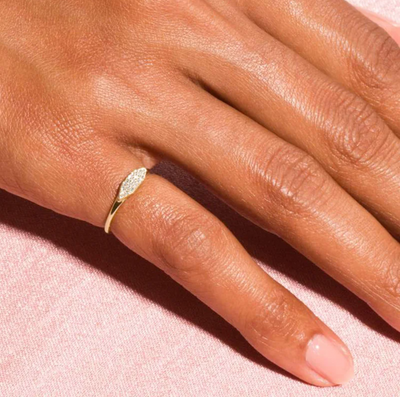 Aella | Flerfoldig Zirkonia Guld Ring